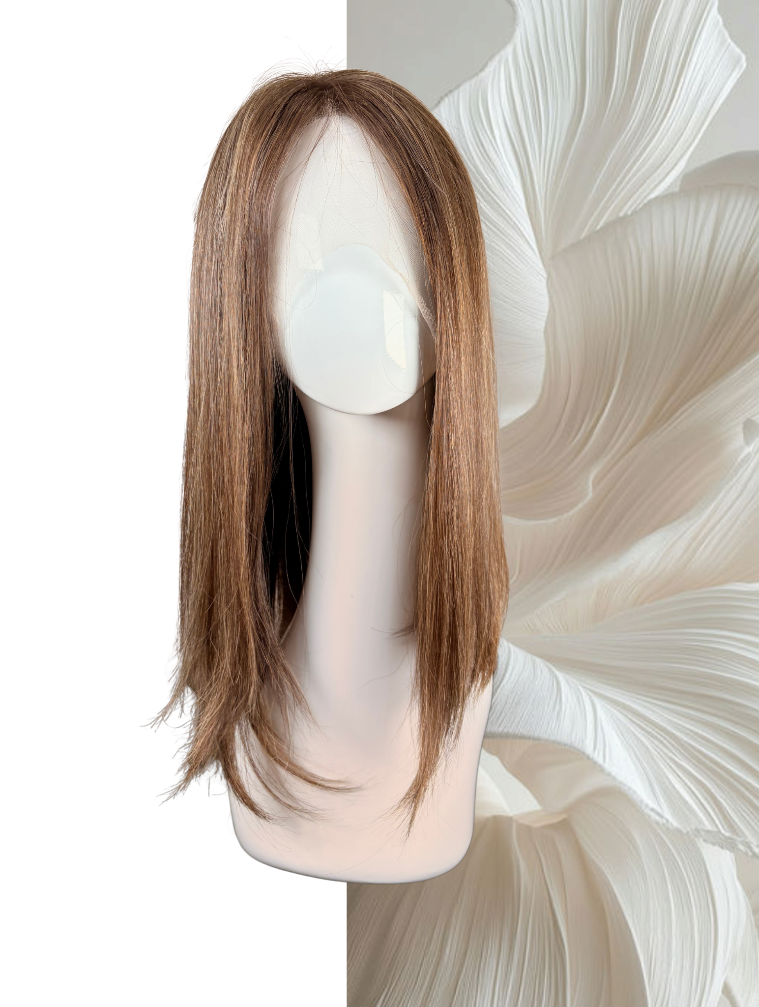Wig Human 16" #6-10-natural
