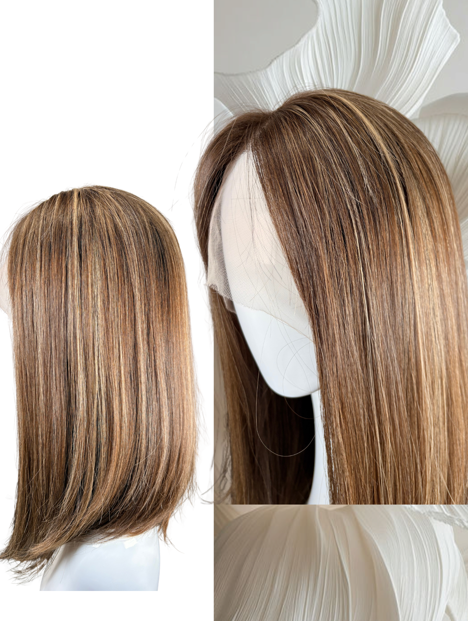 Wig Human 16" #6-10-natural