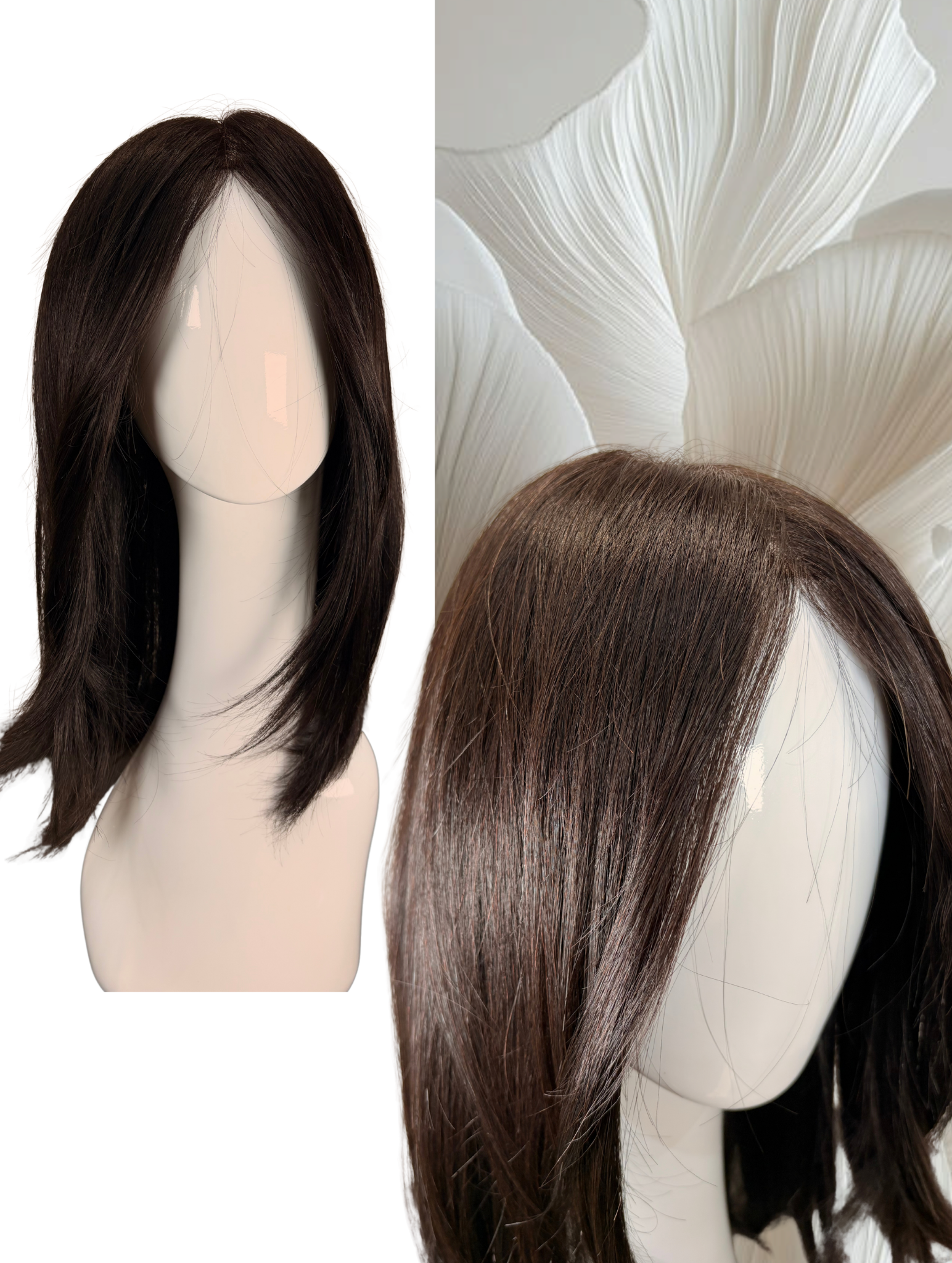 Wig Human 18" #Natural