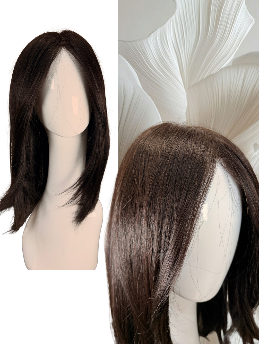 Wig Human 18" #Natural